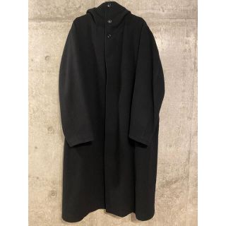 ヨウジヤマモト(Yohji Yamamoto)の美品 19AW ヨウジオム ウール ビーバーフーデッドコート #［763］(モッズコート)