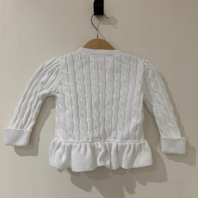 Ralph Lauren(ラルフローレン)のラルフローレン　ニットカーディガン12m キッズ/ベビー/マタニティのベビー服(~85cm)(カーディガン/ボレロ)の商品写真