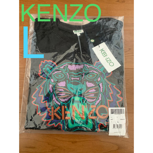 ケンゾー新品未使用　KENZO 人気　刺繍トレーナー　サイズL