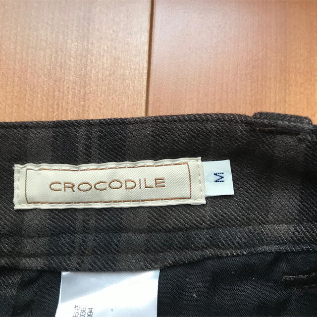 Crocodile(クロコダイル)のクロコダイル　パンツ　焦茶　Mサイズ レディースのパンツ(カジュアルパンツ)の商品写真