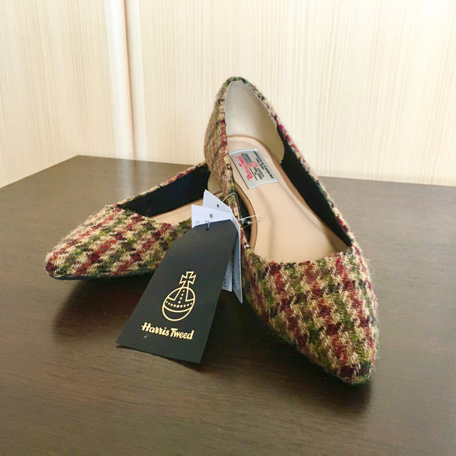 Harris Tweed(ハリスツイード)の【送料込】ハリスツイード　パンプス　Mサイズ レディースの靴/シューズ(ハイヒール/パンプス)の商品写真