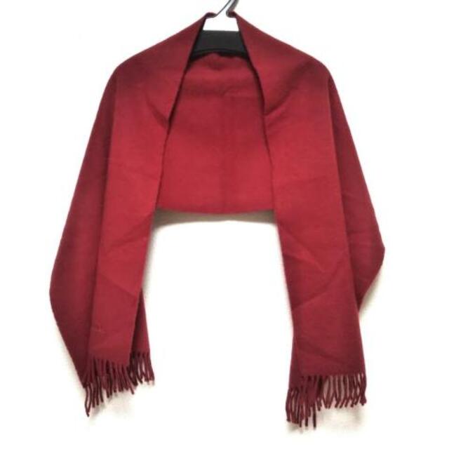 エルメス マフラー美品 レッド カシミヤ エルメス マフラー美品 レッド カシミヤ