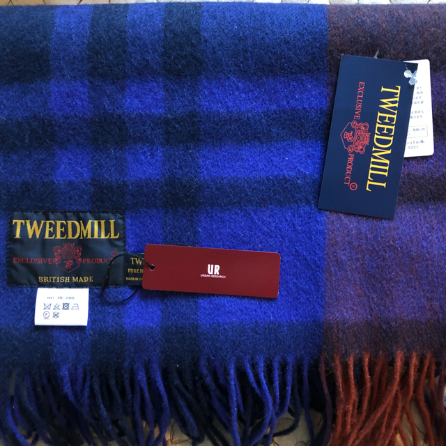 URBAN RESEARCH(アーバンリサーチ)のTWEED MILL　Lambswool Stole　アーバンリサーチ レディースのファッション小物(ストール/パシュミナ)の商品写真