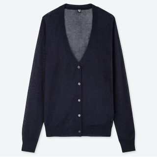 ユニクロ(UNIQLO)のUNIQLO ライトVネックカーディガン　woman(カーディガン)