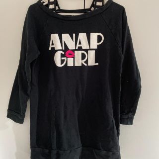 アナップキッズ(ANAP Kids)のANAP GIRL トレーナー チュニック S(Tシャツ/カットソー)