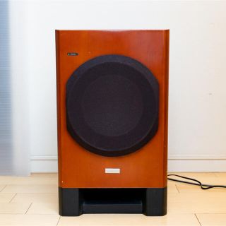 オンキヨー(ONKYO)のONKYO SL-D500 サブウーファー　元箱　音出し確認済み　オンキョー(スピーカー)