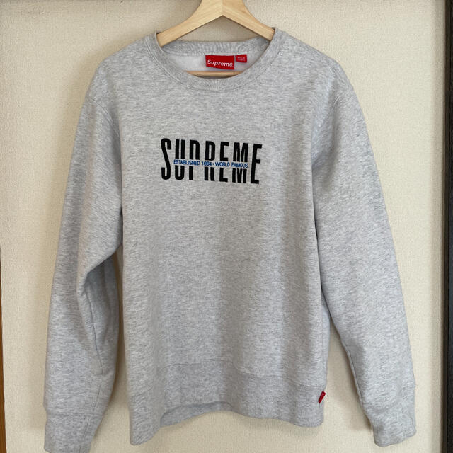 メンズsupreme スウェット クルーネック