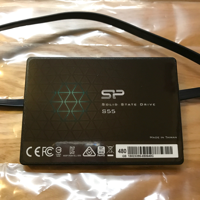 【中古パーツ】シリコンパワー SSD 480GB スマホ/家電/カメラのPC/タブレット(PCパーツ)の商品写真