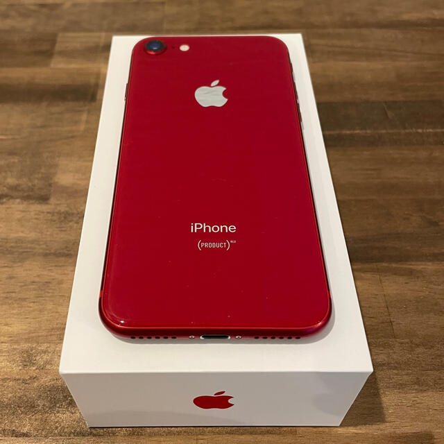 iPhone 8 64G RED docomo版SIMロック解除済 美品