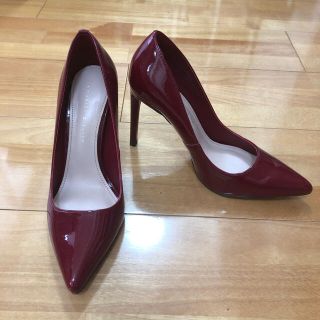 チャールズアンドキース(Charles and Keith)のチャールズ&キース エナメルパンプス レッド＆ブラックセット 22.5cm 35(ハイヒール/パンプス)