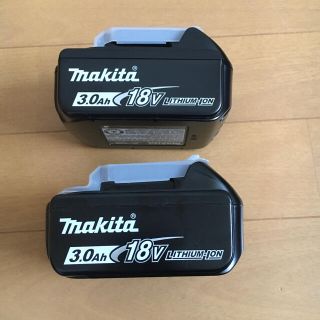 マキタ(Makita)のマキタ 純正バッテリー 18v 3ah 2個セット(工具/メンテナンス)