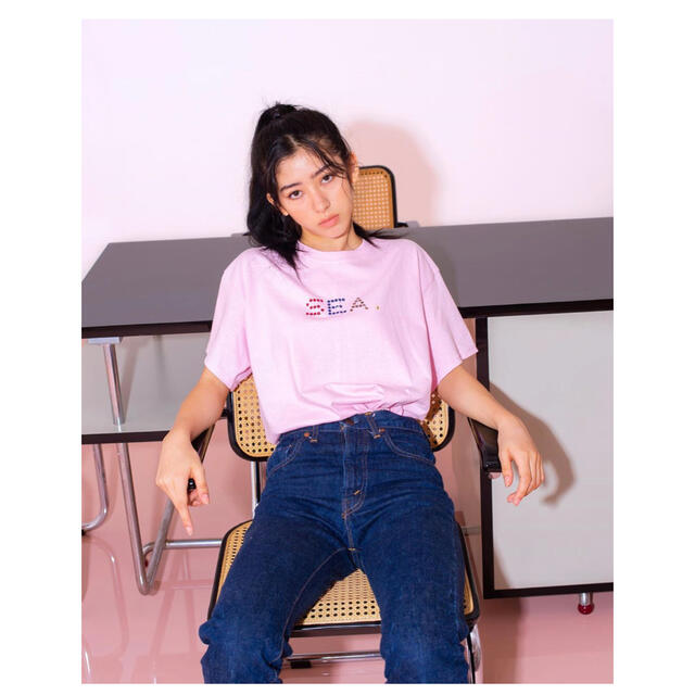 SOPH(ソフ)のsoph x wind and sea Tシャツ　ピンク　M メンズのトップス(Tシャツ/カットソー(半袖/袖なし))の商品写真