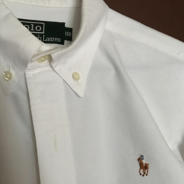 POLO RALPH LAUREN(ポロラルフローレン)のラルフローレン　160  白シャツ キッズ/ベビー/マタニティのキッズ服男の子用(90cm~)(ドレス/フォーマル)の商品写真