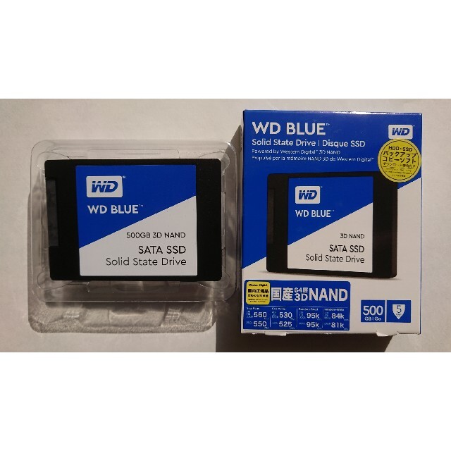 WD BLUE 500GB 3D NAND SSD 1