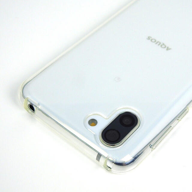 AQUOS R2 SH-03K SHV42 ソフトケース クリア  スマホ/家電/カメラのスマホアクセサリー(Androidケース)の商品写真