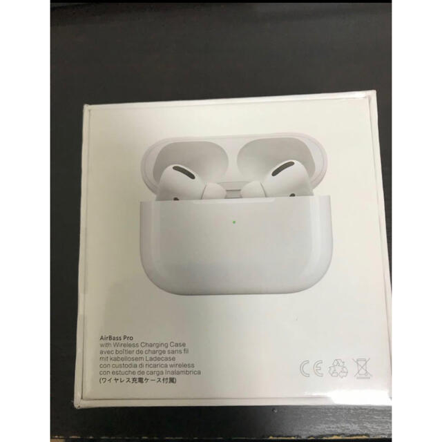 AirPods Pro デザイン　ワイヤレス　イヤフォン　白 スマホ/家電/カメラのオーディオ機器(ヘッドフォン/イヤフォン)の商品写真