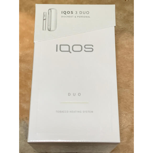 史上一番安い IQOS - IQOS3 DUO ホワイト　新品未開封 タバコグッズ