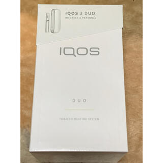 アイコス(IQOS)のIQOS3 DUO ホワイト　新品未開封(タバコグッズ)