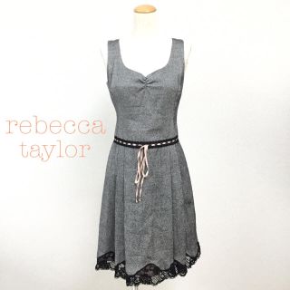 レベッカテイラー(Rebecca Taylor)の❤️送料込❤️ツイード柄ワンピース(ひざ丈ワンピース)