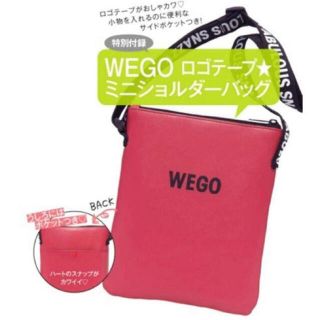 ウィゴー(WEGO)のSEVENTEEN 付録 WEGO ロゴテープ ミニショルダーバッグ(ショルダーバッグ)