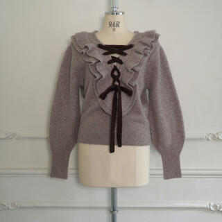 Herlipto Lace Up Wool-blend Pullover (ニット/セーター)