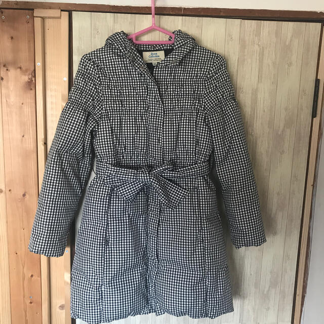 UNIQLO(ユニクロ)のUNIQLOダウンコート140 キッズ/ベビー/マタニティのキッズ服女の子用(90cm~)(コート)の商品写真