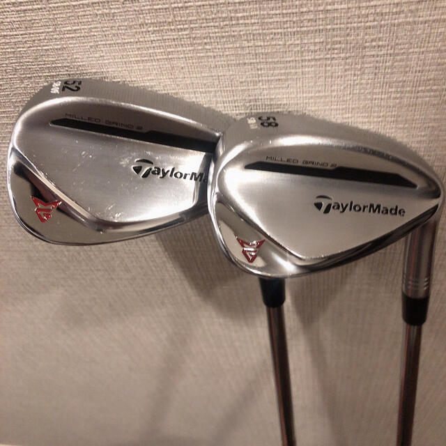 TaylorMade(テーラーメイド)の【美品】テーラーメイド ミルドグラインド2 52°&58° ウェッジ2本セット スポーツ/アウトドアのゴルフ(クラブ)の商品写真