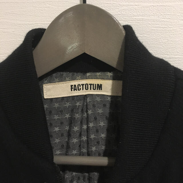 FACTOTUM(ファクトタム)のファクトタム　ウールメルトンジャンバー メンズのジャケット/アウター(スタジャン)の商品写真