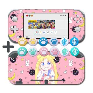 Switch Lite スイッチ ライト セーラームーン ピンク スキンシール (その他)