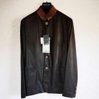 Giorgio Armani - ジョルジオアルマーニ レザージャケット ワニ革