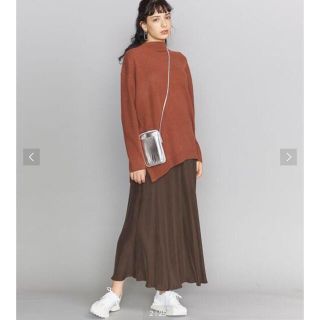 ビューティアンドユースユナイテッドアローズ(BEAUTY&YOUTH UNITED ARROWS)の【新品】BY ヴィンテージライクマーメードフレアマキシスカート(ロングスカート)