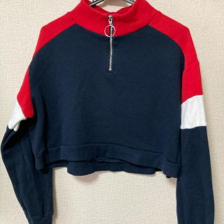 エイチアンドエム(H&M)のh&m ブルゾン ショート丈 Mサイズ トップス(トレーナー/スウェット)