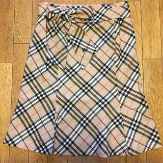 バーバリーブルーレーベル(BURBERRY BLUE LABEL)のバーバリーブルーレーベル♡美品✨ノバチェックスカート(ひざ丈ワンピース)