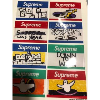 シュプリーム(Supreme)のセンスSENSE 12月号付録シュプリームSupreamステッカー切り抜き(印刷物)