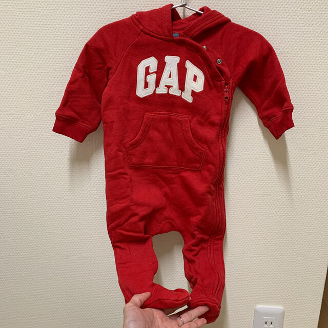 GAP(ギャップ)の＊お値下げ中＊GAP ベビー 70 カバーオール キッズ/ベビー/マタニティのベビー服(~85cm)(カバーオール)の商品写真