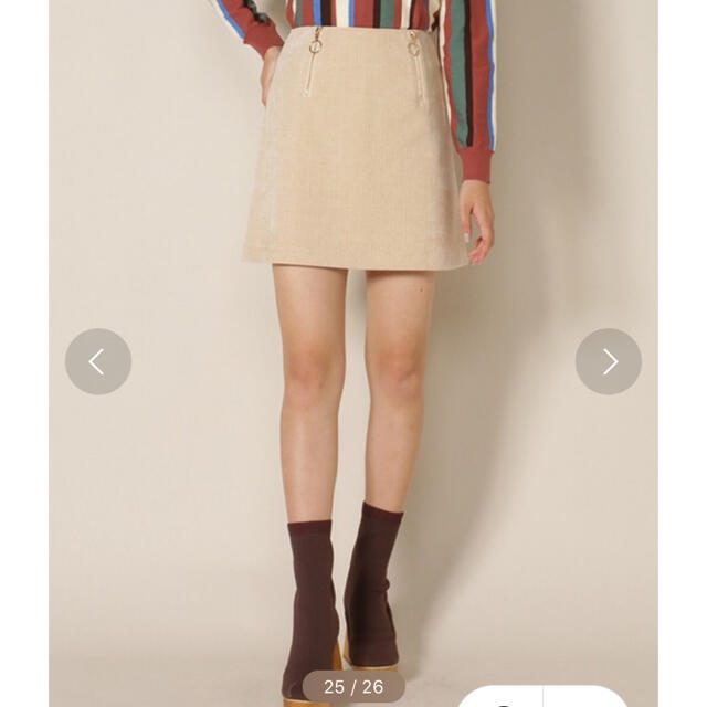 REDYAZEL(レディアゼル)のジップアップ　ミニスカート レディースのスカート(ミニスカート)の商品写真