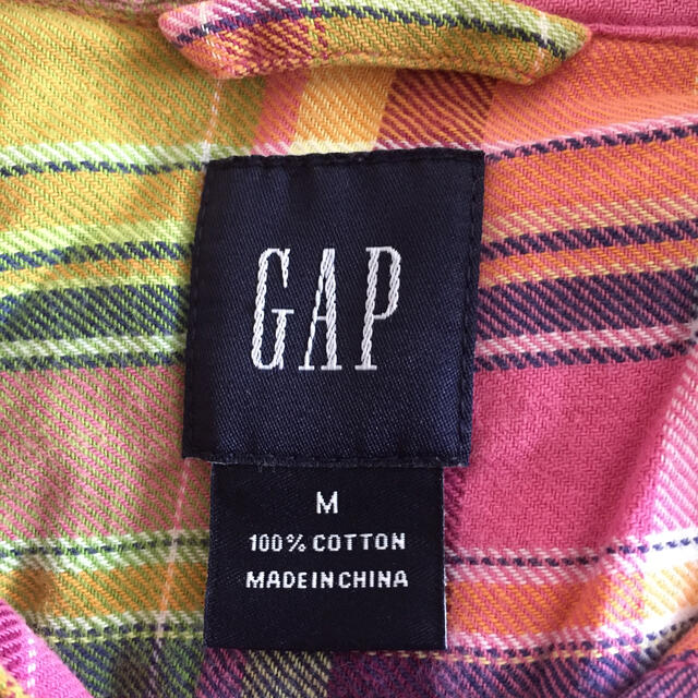 GAP(ギャップ)のギャップ GAP ネルシャツ M ピンク メンズのトップス(シャツ)の商品写真
