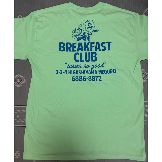 WACKO MARIA(ワコマリア)のBreakfast club Tokyo Tee Mint Green L メンズのトップス(Tシャツ/カットソー(半袖/袖なし))の商品写真