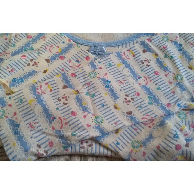 長袖シャツ ２枚セット 130cm パンダ柄 キッズ/ベビー/マタニティのキッズ服女の子用(90cm~)(下着)の商品写真