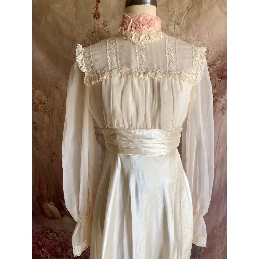 GUNNE SAX(ガニーサックス)のエドワディアン風ヴィンテージワンピース🎀 レディースのワンピース(ロングワンピース/マキシワンピース)の商品写真