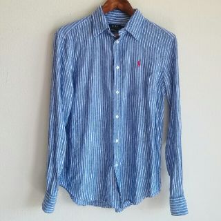 ポロラルフローレン(POLO RALPH LAUREN)のRALPH LAUREN　ストライプシャツ　美品(シャツ/ブラウス(長袖/七分))