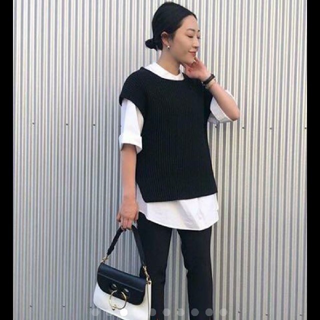 L'Appartement DEUXIEME CLASSE(アパルトモンドゥーズィエムクラス)の【専用】美品☆YONFA ヨンファ rib knit vest リブニット  レディースのトップス(ベスト/ジレ)の商品写真