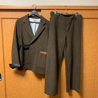 サンシー(SUNSEA)のSUNSEA 19AW メルトンジャケット/メルトンパンツ(テーラードジャケット)