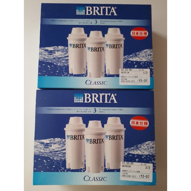 BRITA クラシックカートリッジ　6個 インテリア/住まい/日用品のキッチン/食器(浄水機)の商品写真