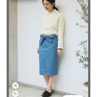 エディットフォールル(EDIT.FOR LULU)のedit for lulu denim tight skirt(ひざ丈スカート)