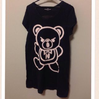 ヒステリックグラマー(HYSTERIC GLAMOUR)のHYS♡Tシャツワンピ(ミニワンピース)