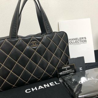 シャネル(CHANEL)のハセ様専用　正規品CHANELシャネル ワイルドステッチ　バッグ　マトラッセ(ハンドバッグ)