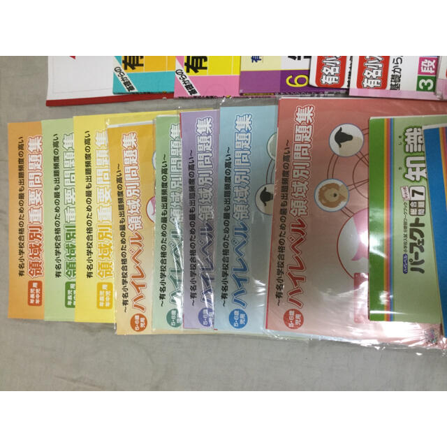 小学校受験 ジャック 領域別問題集 ハイレベ 合格ワーク 段階別ワークの通販 by mikimiki 小学校受験で合格するための制作 裁断済