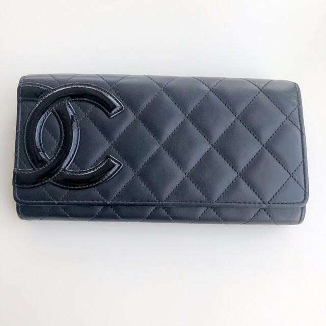 CHANEL(シャネル)のシャネル　カンボンライン　長財布 レディースのファッション小物(財布)の商品写真