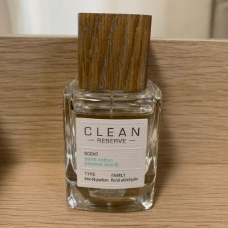 クリーン(CLEAN)のCLEAN 香水　（ウォームコットンオードパルファム）(香水(女性用))